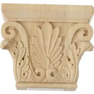   Large Chesterfield Capital (Fits Pilasters up to 6 1/4W x 2D), Alder