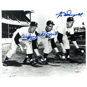   McDougald Autographed/Hand Signed Black & White New York Yankees Bas