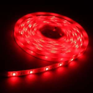  Red 5M 150 LED 5050 SMD Flexible Car DIY Strip Light 