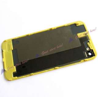 Colors New Glass Back Housing Cover+ Bezel Frame for Iphone 4S 4GS 