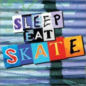  Sleep, Eat, Skate 18x18