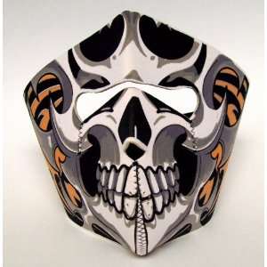  Tribal Skull Neoprene Motorcycle Face Mask Facemask 