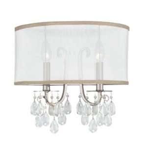   5622 CH Hampton 2 Light Wall Sconce in Polished Chrome   5622 CH