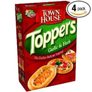 Town House Toppers, Garlic & Herb, 13.5 Ounce Boxes (Pack of 4 