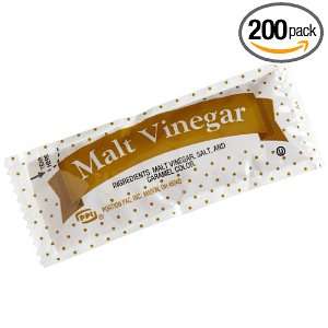 Portion Pack Malt Vinegar ,0.32 Ounce Single Serve Packages (Pack of 
