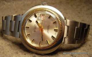 1960´s VINTAGE BULLA AUTOMATIC WATCH MEN´S CALEND cal.ETA 2783 NEW 