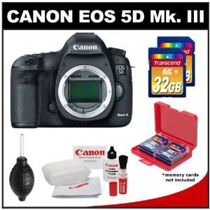  Canon EOS 5D Mark III Digital SLR Camera with (2) 32GB 