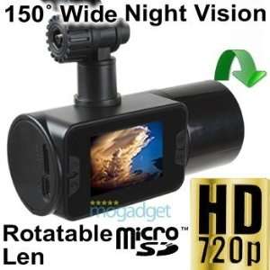  2011 new hot promotion 150 wide angle true hd 720p vehicle 