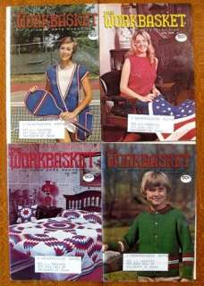 12 THE WORKBASKET Home Arts Magazines 1976 Full Year  