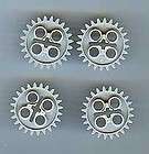 Used Lego Gray Technic Gears 24 Tooth Crown NXT  