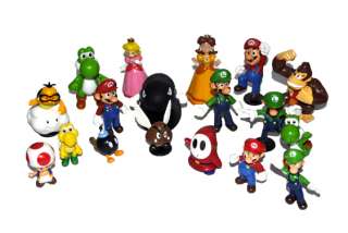 New Lot 18 Super Mario Bros Standing Figure SM2  