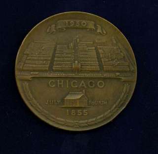 1930 CHICAGO CRANE CO. 75TH ANNIVERSARY MEDAL  