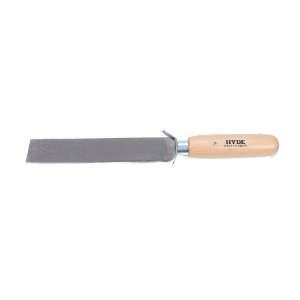 Hyde Tools 60660 Square Point Knife with Safety Wood Handle, 6 Inch/16 