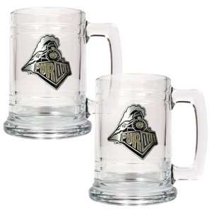 Purdue University Set of 2 Beer Mugs