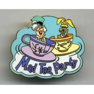  Disney Pins Walt Disney World Attractions Mad Tea Party 