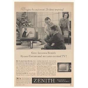  1960 Zenith Roamer Portable Norfolk Table TV Print Ad 
