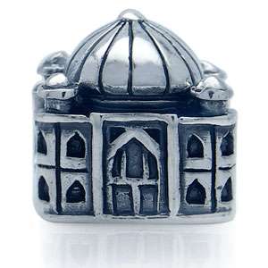 Sterling Silver Nagara Taj Mahal Bead Charm NG1244  