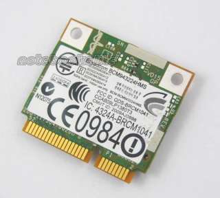 Dell Wireless WiFi Card 1520 DW1520 BCM4322 Half Size N  