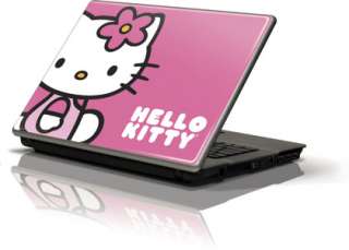   Kitty Sitting Pink Skin for Generic 12in Laptop 10.6in X 8.3in  