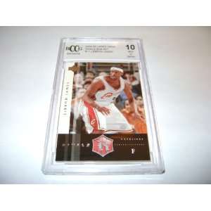 LeBron James 2004 05 Upper Deck Rivals Box Set   NBA Card #11   Graded 