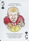 1961 Fleer Washington Redskins 5 card lot EX Bosseler Guglielmi 