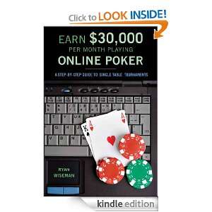 Earn $30,000 Per Month Playing Online Poker Ryan Wiseman  