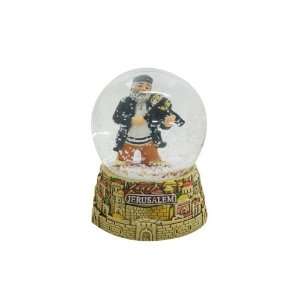  Snow Globe with Jerusalem and Fiddler Depictions
