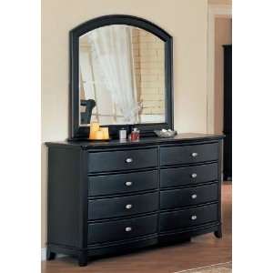  YT Furniture Hilton Dresser and Mirror (Dark Espresso 