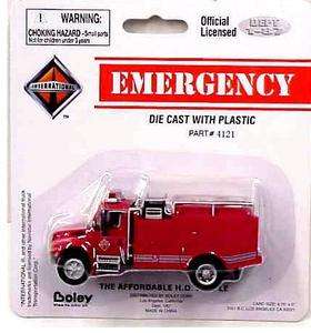 Boley HO 1/87 International 4300 Brush Fire Truck Die Cast With 