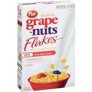 Post Grape Nut Flakes Cereal, 18 Ounce Grocery & Gourmet Food
