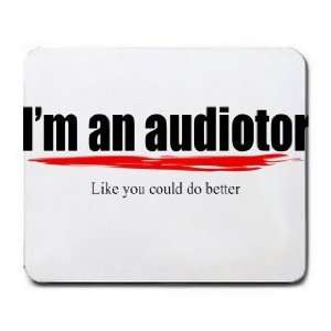  Im an auditor Like you could do better Mousepad