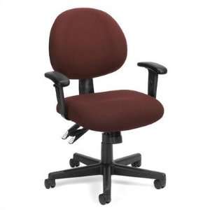  Multi Shift Chair Color/Material Burgundy Fabric Office 