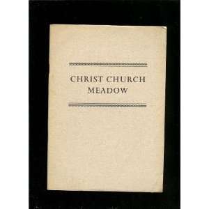  Christ Church Meadow Edward Geoffrey Watson. Bill Books