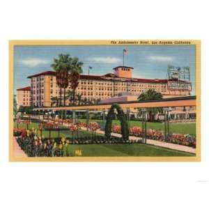   California   View of the Ambassador Hotel Premium Poster Print, 12x16