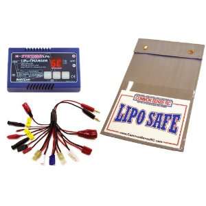6S Lipo Charger + (1) Mega Charge 14 in 1 Charging Adapter + (1) Lipo 