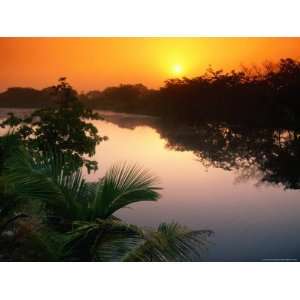  Sun Rising Over the Still New River, Belize Lonely Planet 