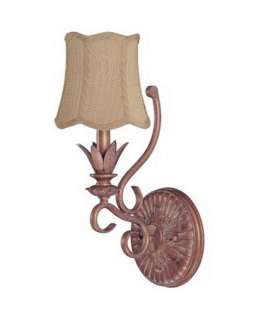 CORAL REEF WALL SCONCE LIGHT FIXTURE WITH SHADE