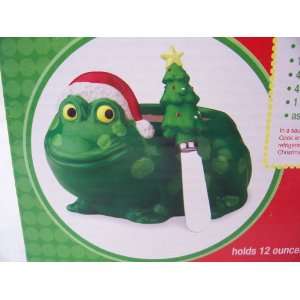   Warehouse Christmas Frog Dip Bowl & Spreader Set