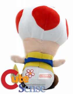 Super Mario Bros Red Toad Plush Mushroom Doll 12  