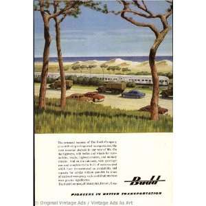   Budd Pioneers in better transportation Vintage Ad