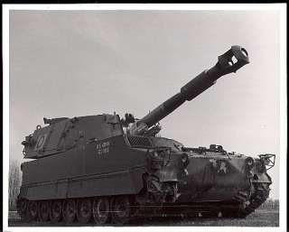 1960 M109 T196 Self Propelled 155mm Howitzer Photo  