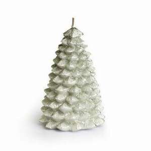  Morgan Avery 7051 7051 Christmas Tree Candle White Lacquer 