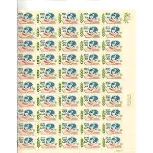 World Peace Through Law Full Sheet of 50 X 10 Cent Us Postage Stamps 