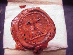 1686 BEAUTIFUL VELLUM INDENTURE W/ RED WAX SEAL  