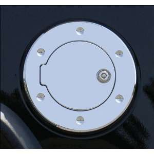  Rampage 75013 Chrome Billet Style Gas Cover with Lock Fit 