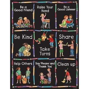   Resources SW Manners Chart, Multi Color (7682)