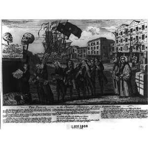  The repeal,or the funeral procession of Miss Americ Stamp 