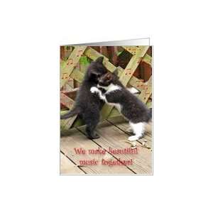  Kitty Cat Love Romance Friendship Card Card Health 