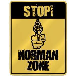  New  Stop  Norman Zone  Parking Sign Name