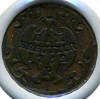 Austria 1762 Coin   Kreutzer  
